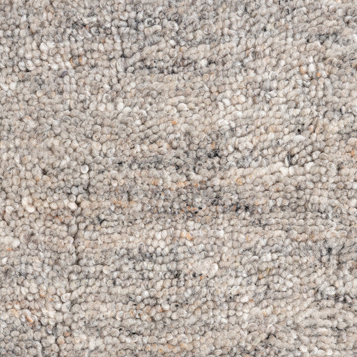 Tapis rond berbère - Aicha Gris