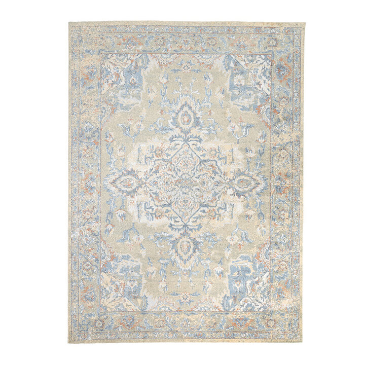 Tapis lavable - Nova Medaillon Vert