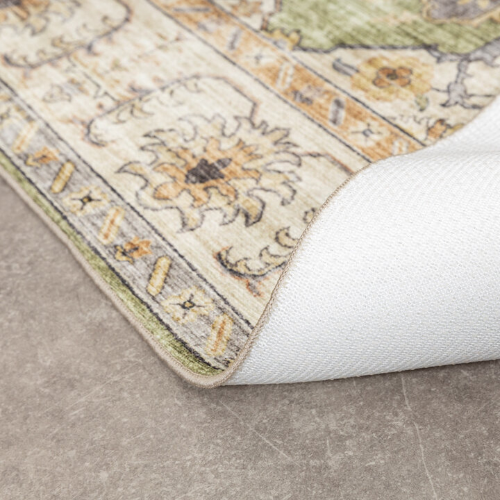 Tapis d'Extérieur Vintage - Santo Médaillon Vert