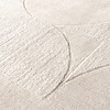 Tapis en laine - Giselle Circles Blanc - thumbnail 3