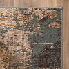Tapis moderne - Bush Turquoise/Crème - thumbnail 5