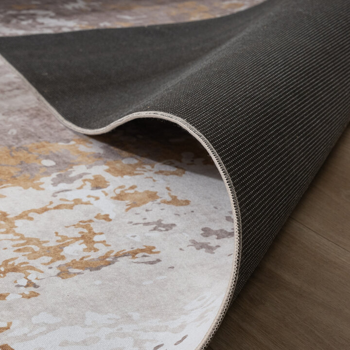 Tapis moderne - Sarge Taupe/Jaune