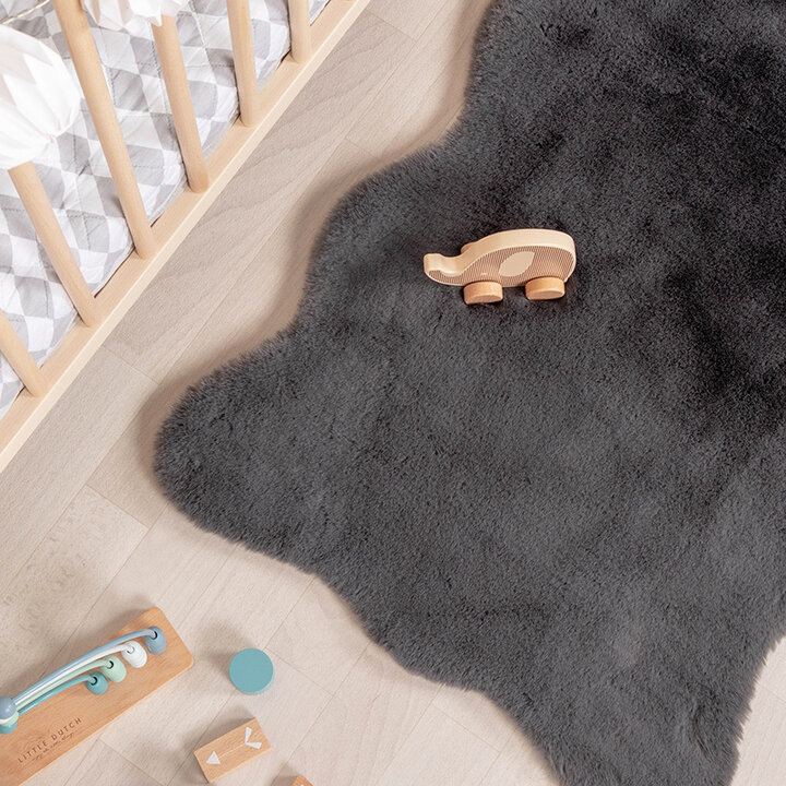 Tapis pour enfants - Huggy Schaap Anthracite