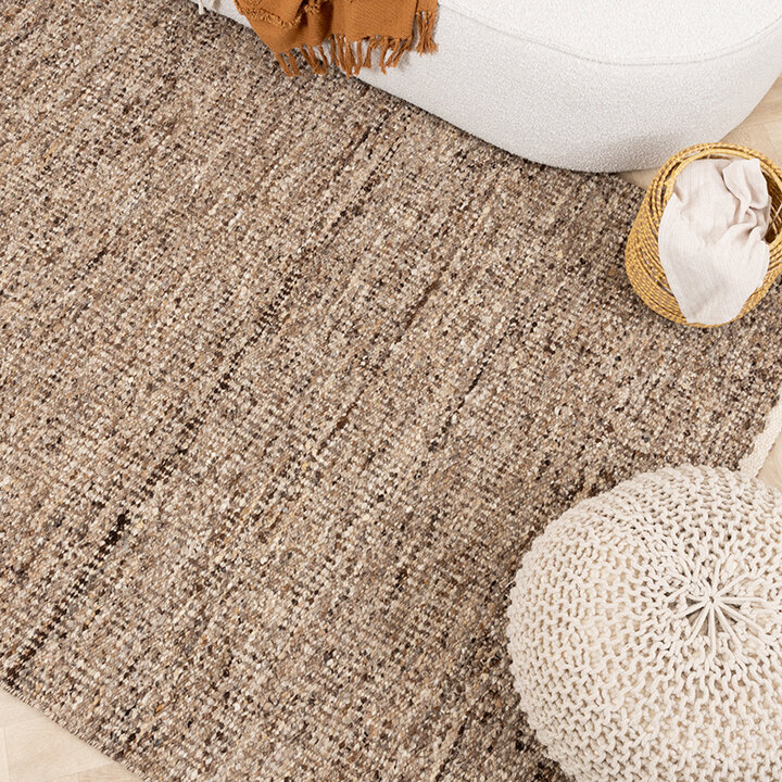 Tapis en laine - Nero Marron/Mélangé