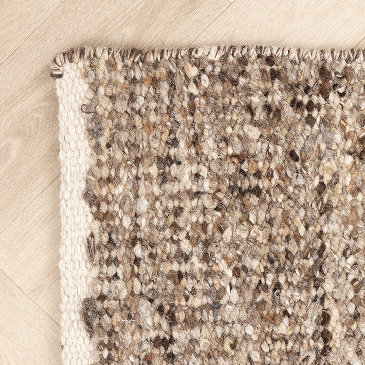 Tapis en laine - Nero Marron/Mélangé