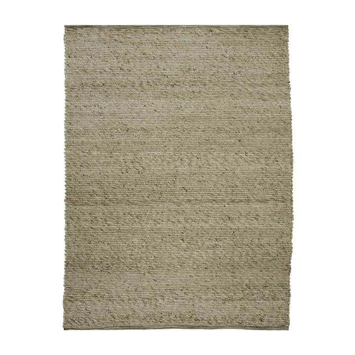 Tapis en laine - Feline Vert Olive/Mélangé