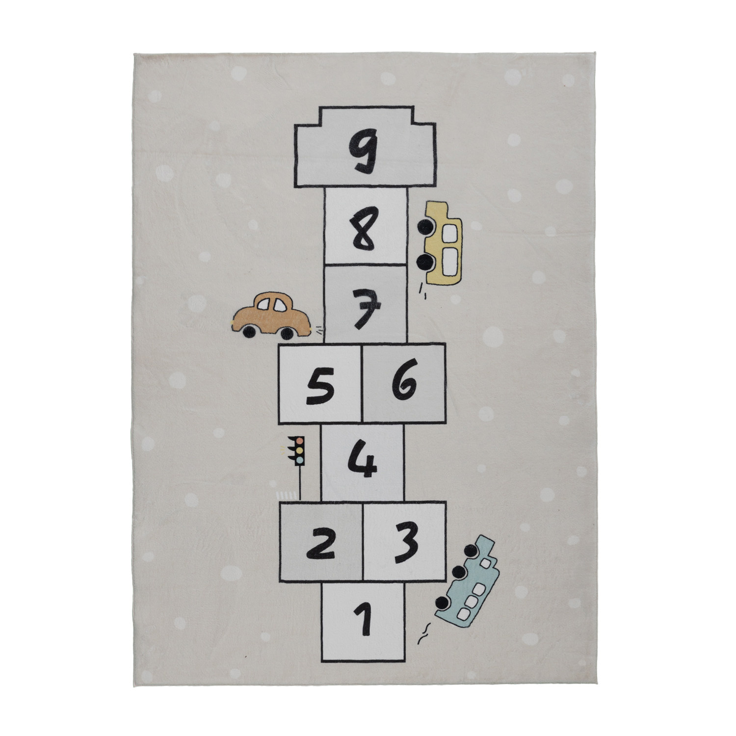 Tapis d'extérieur à fleurs - Ruby Auto Beige - sfeer