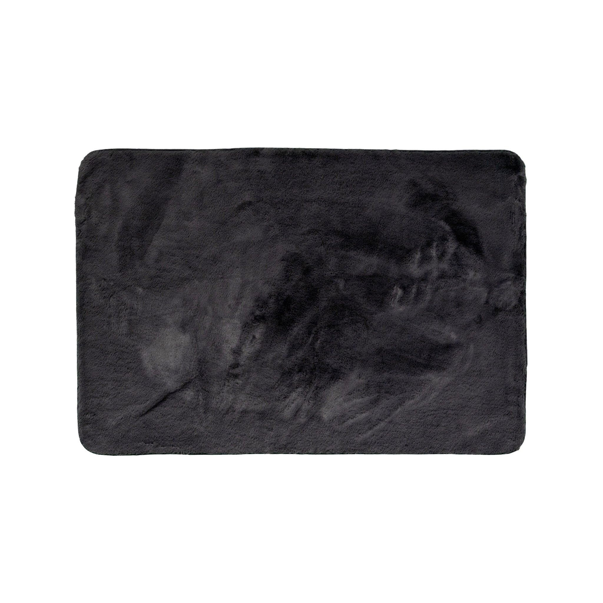 Tapis d'extérieur rond à fleurs - Cody Anthracite