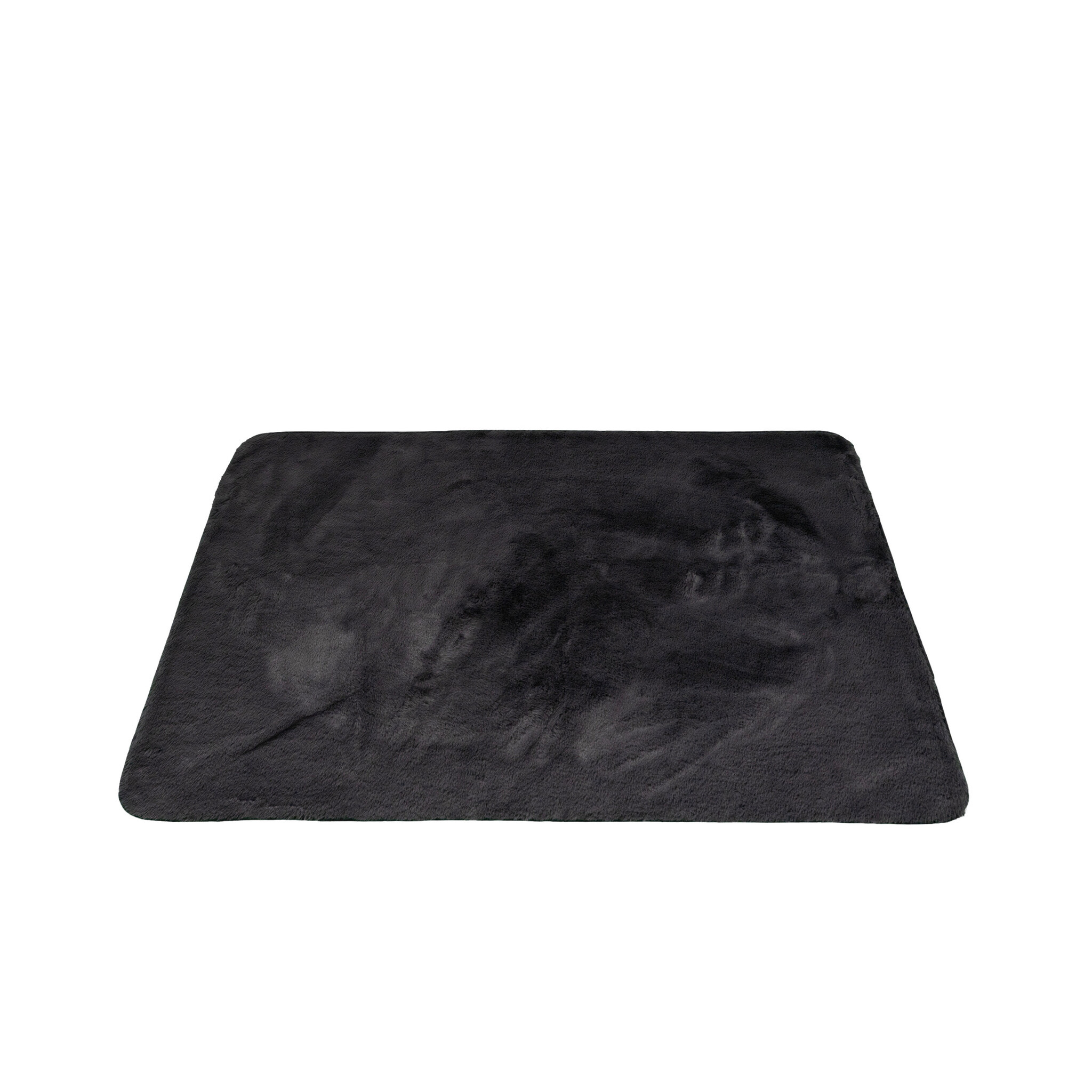 Tapis d'extérieur rond à fleurs - Cody Anthracite - sfeer