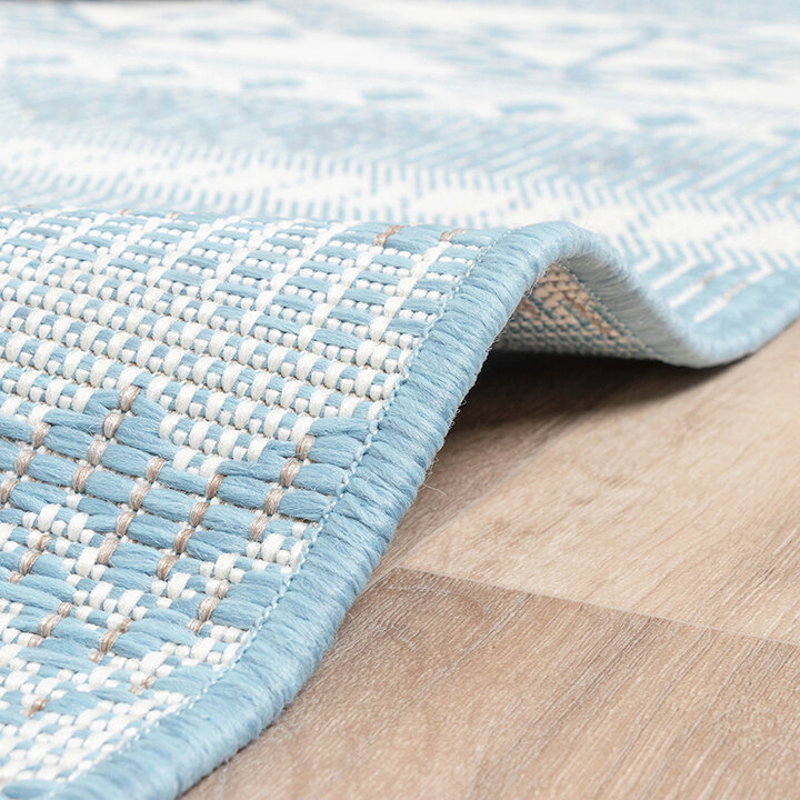 Tapis d'extérieur - Summer Beyond Bleu Clair