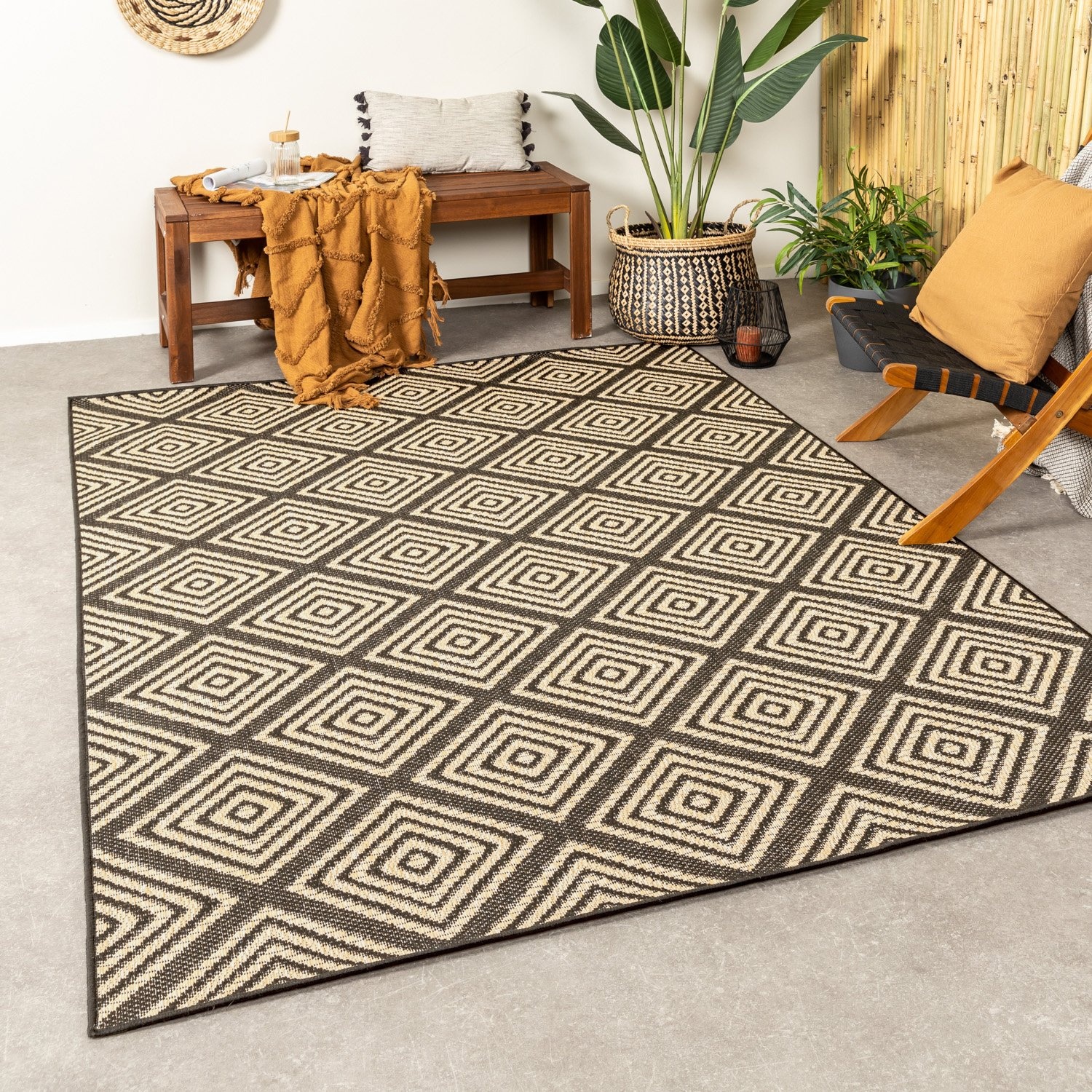 Tapis d'extérieur - Brava Noir