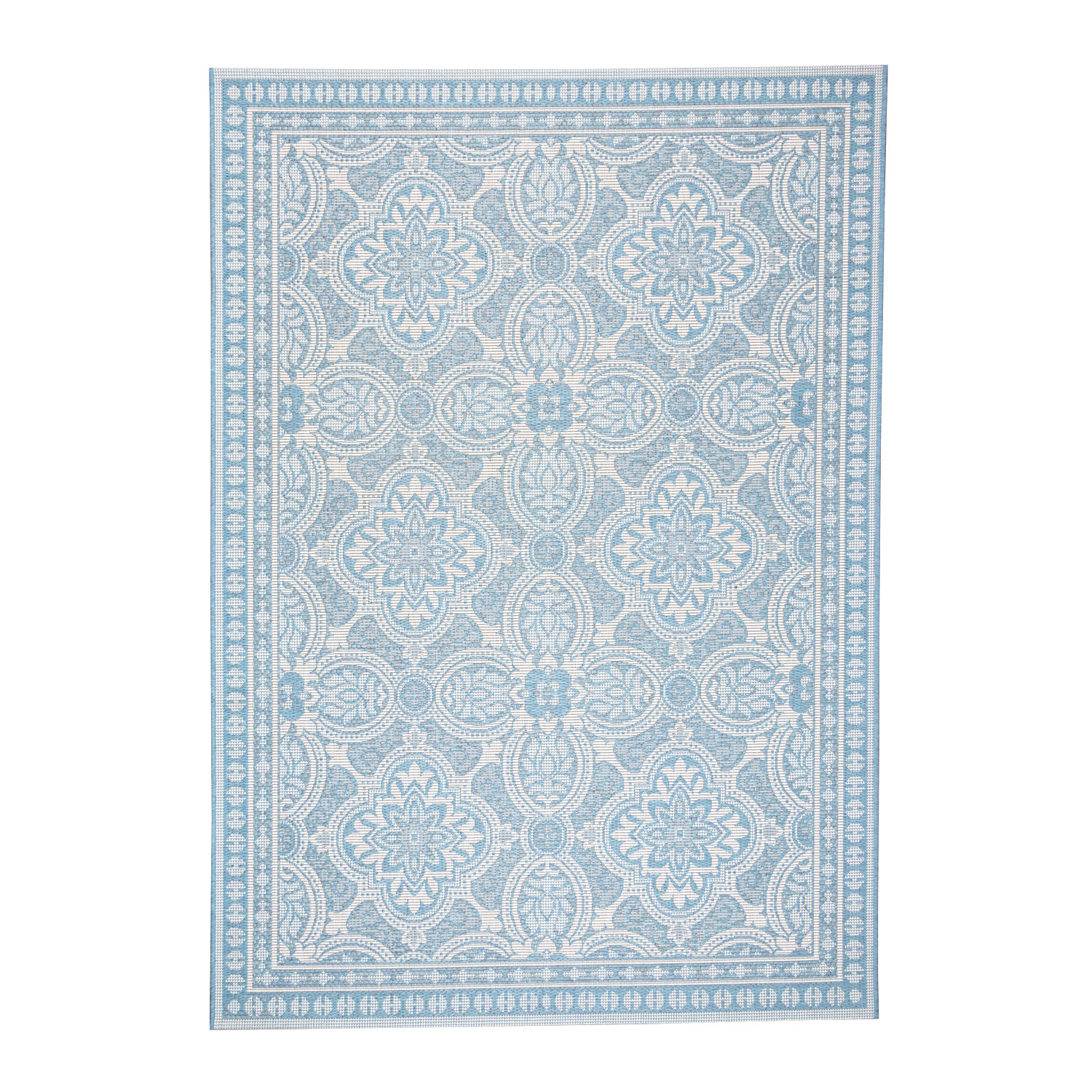 Tapis d'extérieur - Summer Oriental Bleu Clair - sfeer
