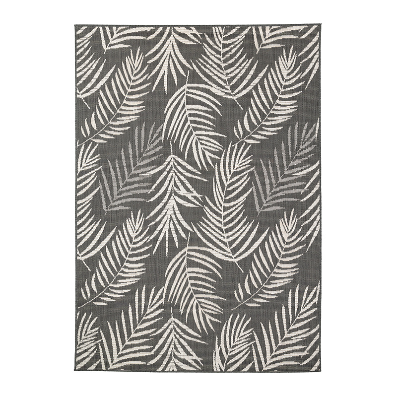 Tapis d'extérieur - Malta Leaves Noir - sfeer