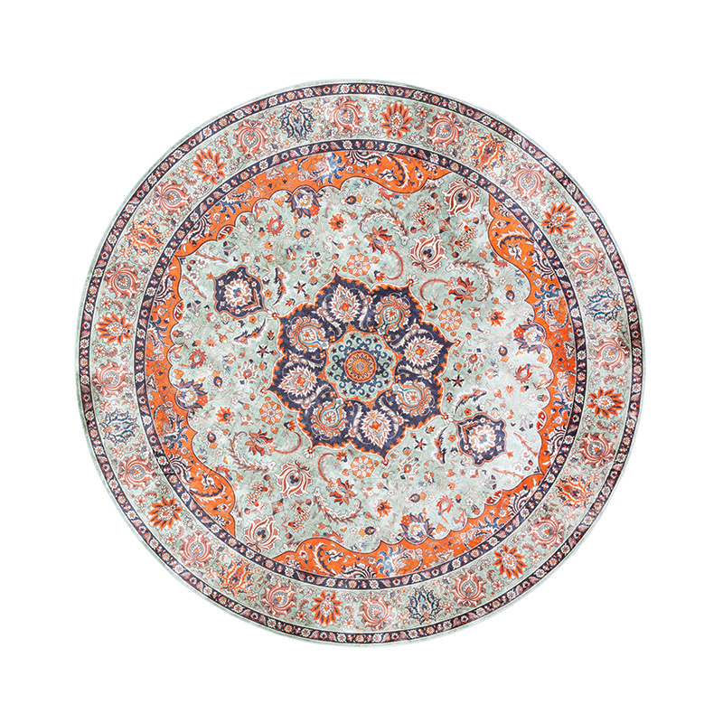 Tapis vintage rond - Imagine Medaillon Vert - sfeer