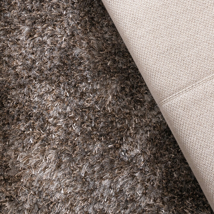 Tapis shaggy ovale - Grace Gris