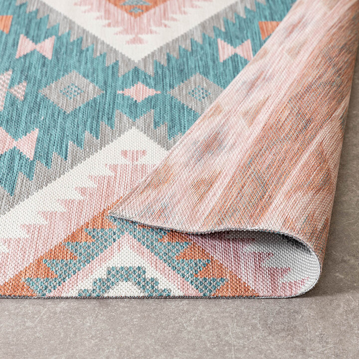 Tapis de balcon - Vedra Aztec Bleu