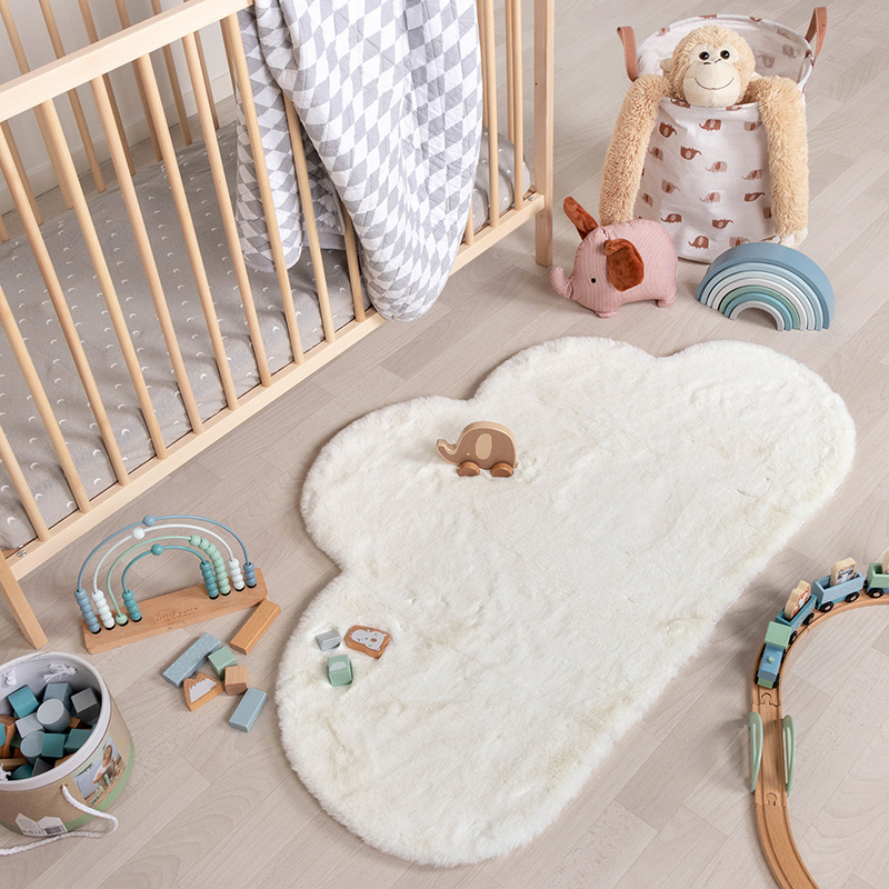 Tapis pour enfants - Huggy Wolk Blanc