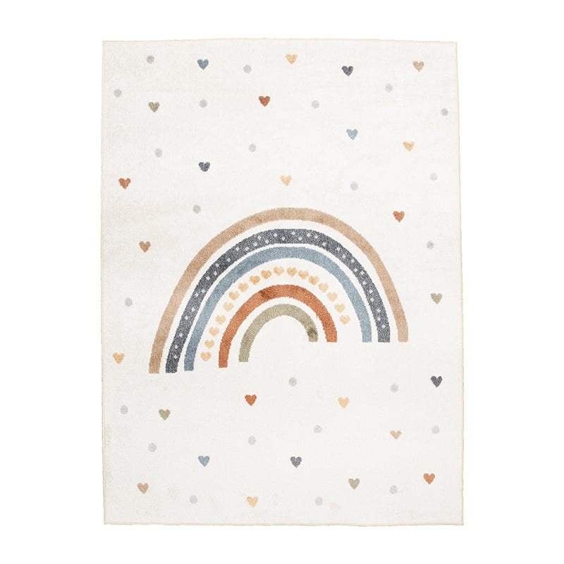 Tapis pour enfants lavable - Ravi Rainbow Multicolore - sfeer