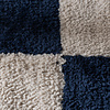 Tapis à damier - Blox Franges Bleu  - thumbnail 3