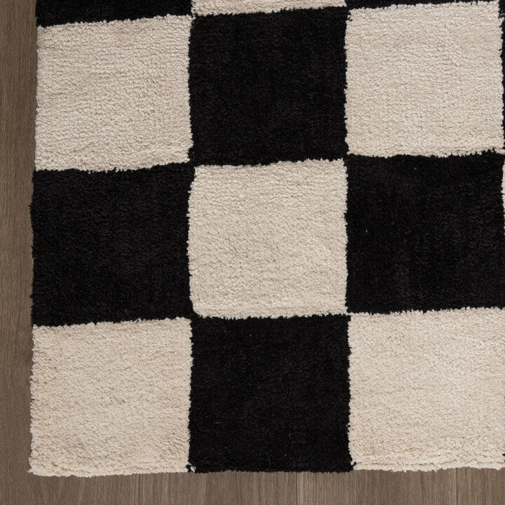 Tapis à damier - Blox Noir