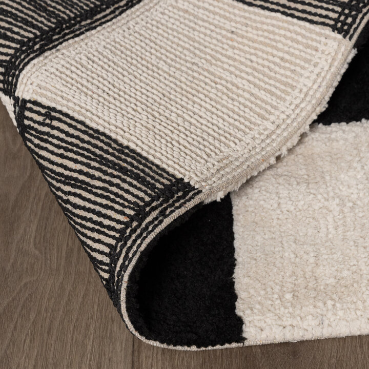 Tapis à damier - Blox Noir