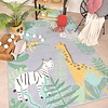 Tapis pour enfants - Jungle Giraffe Multicolore - thumbnail