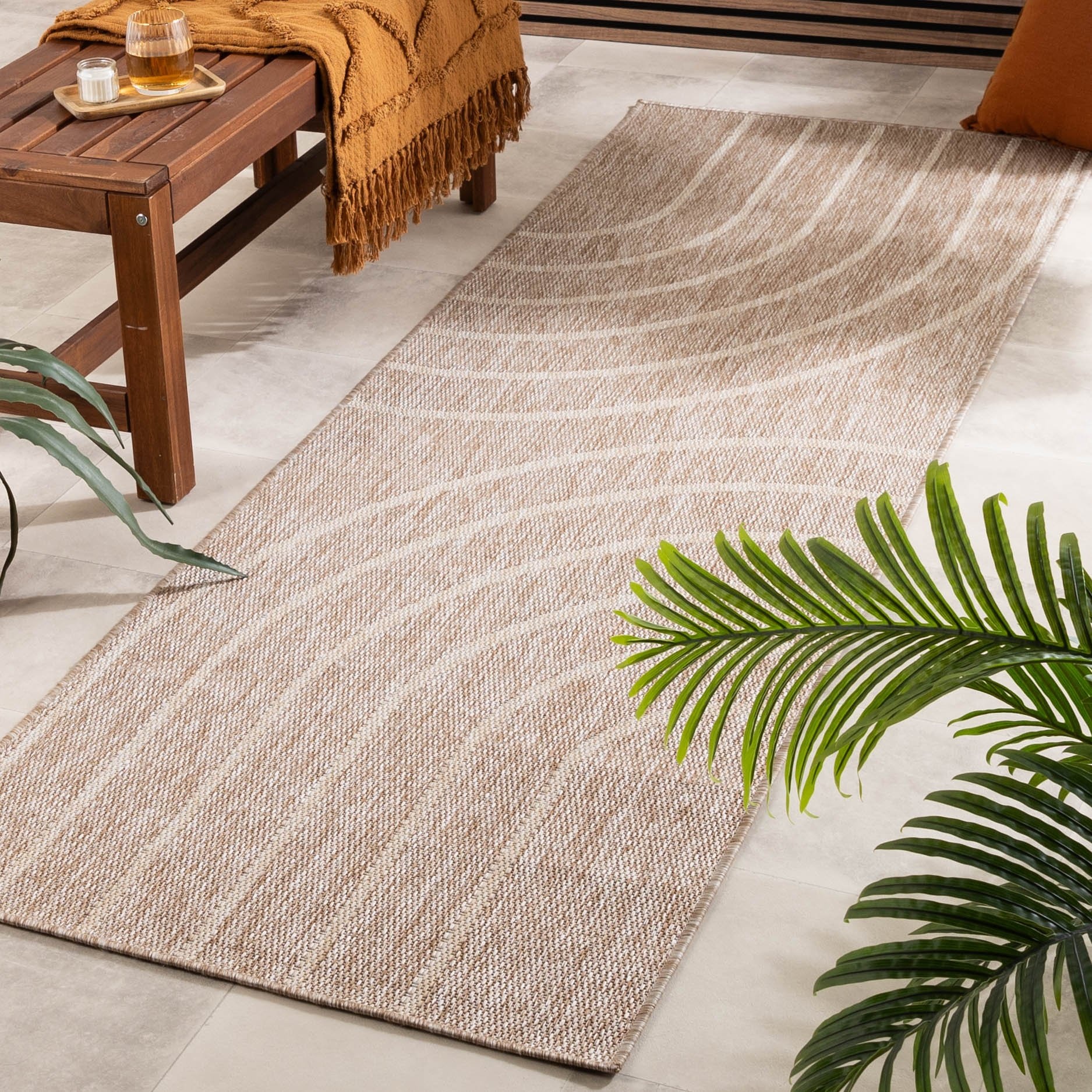 Tapis de jeu lavable - Sierra Curves Beige/Crème