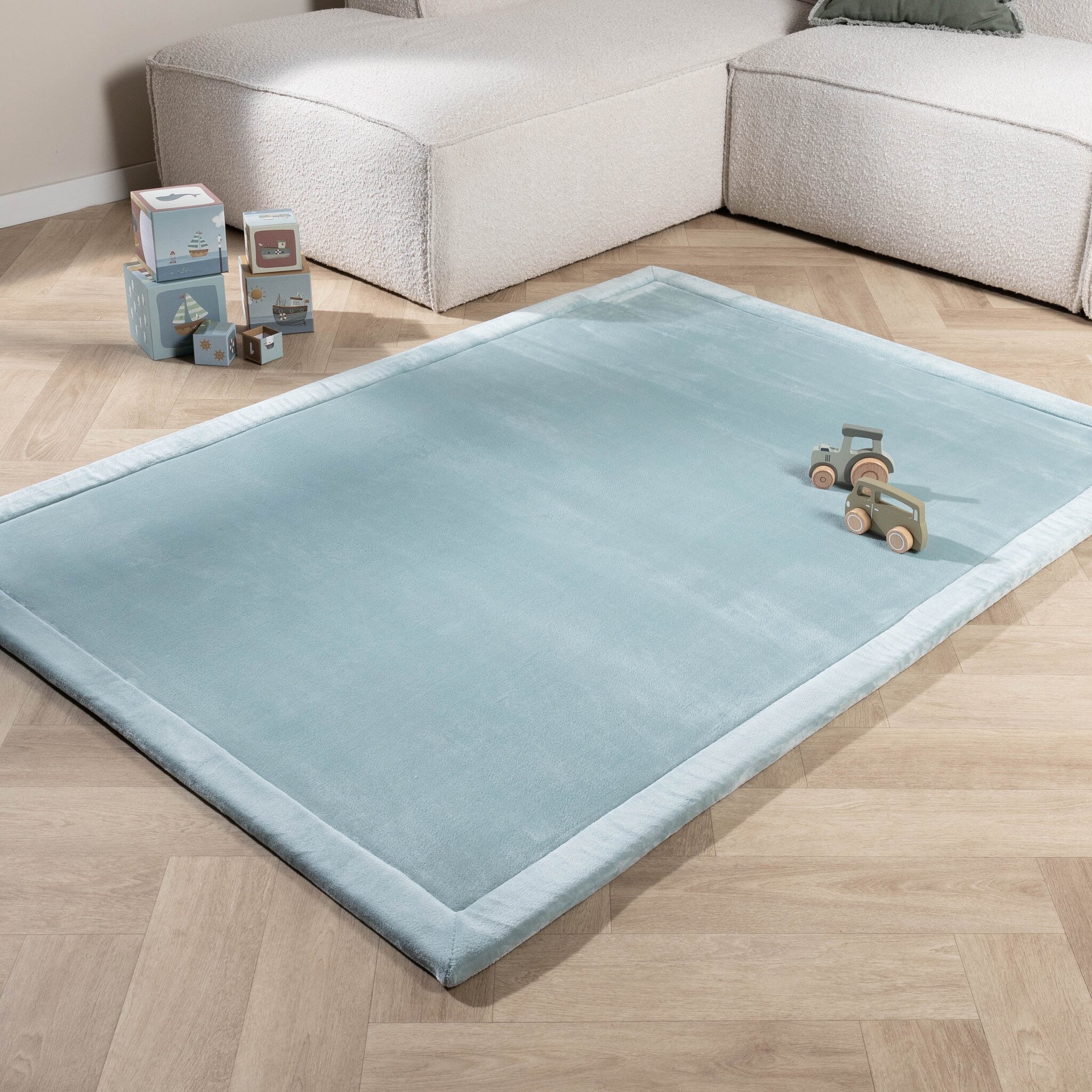 Tapis de Jeu Lavable - Jip Bleu