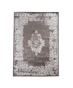 Tapis vintage - Adore Medaillon Taupe/Gris