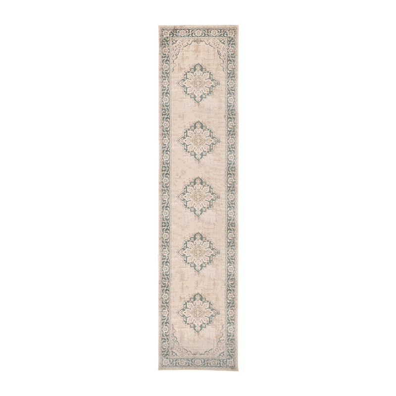 Tapis de jeu berbère - Spring Medaillon Crème/Vert - sfeer