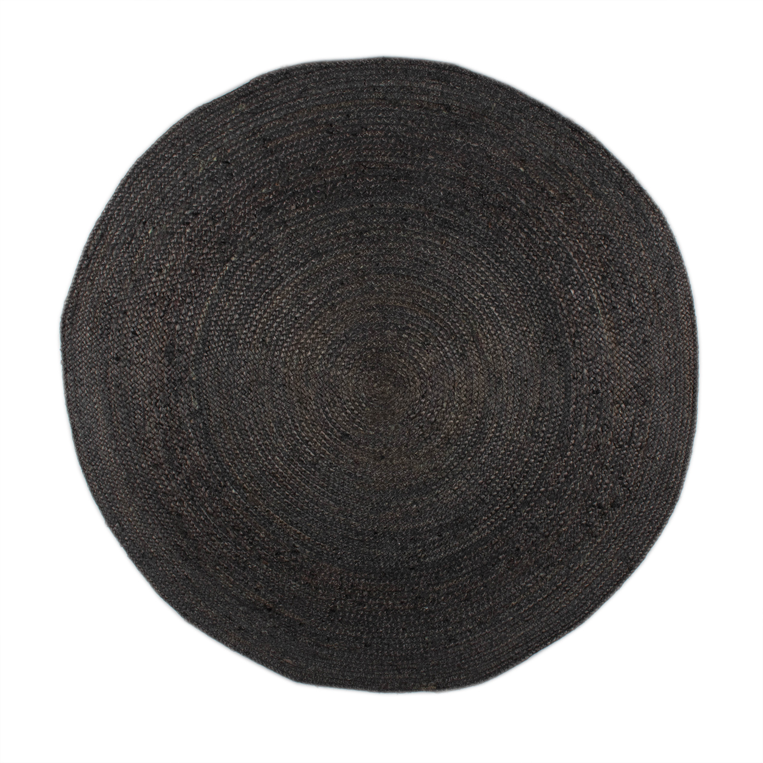Tapis en jute - Fair Rond Noir - sfeer