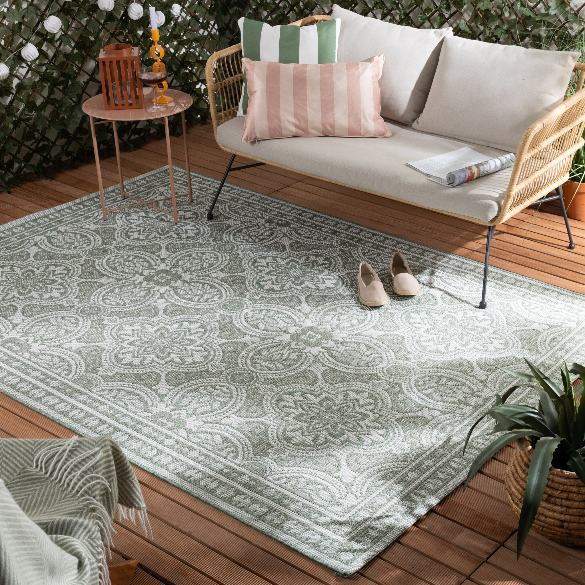 Tapis d'extérieur - Summer Oriental Vert