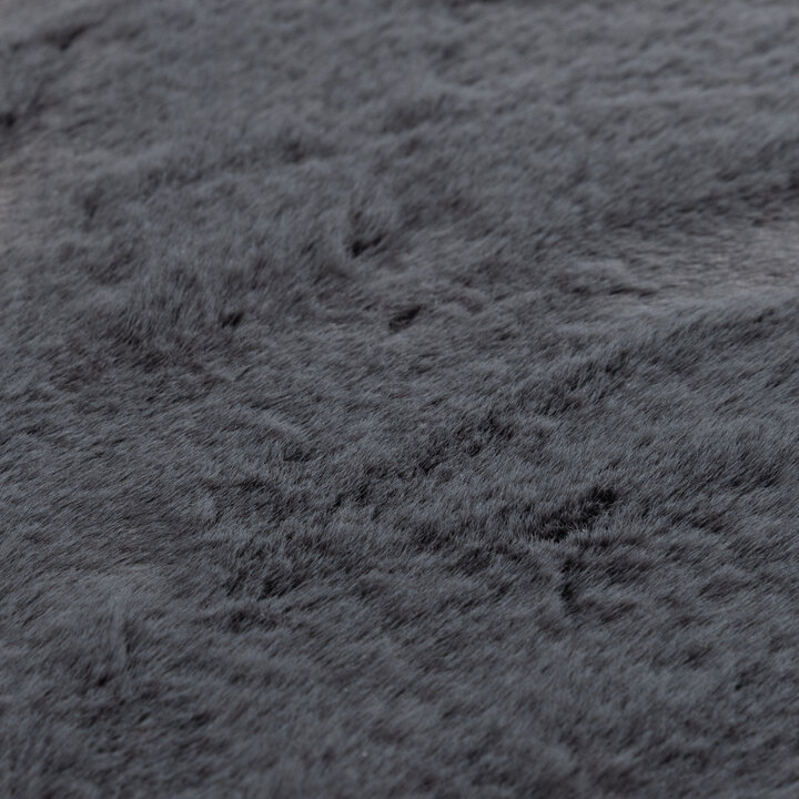 Tapis rond à poils longs - Comfy Supreme Anthracite