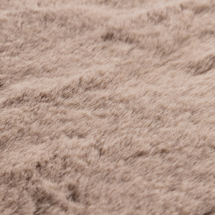 Tapis rond à poils longs - Comfy Supreme Taupe