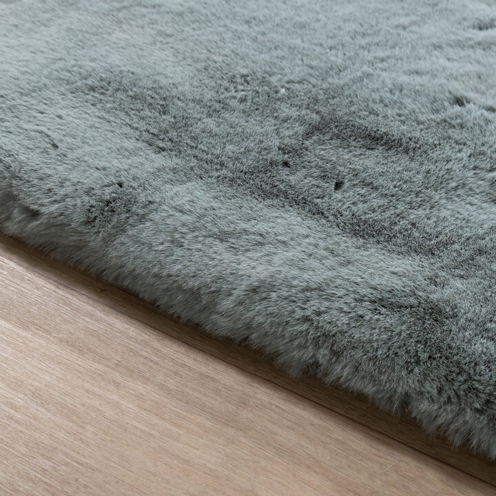 Tapis doux à poils longs - Comfy Supreme Bleu/Vert