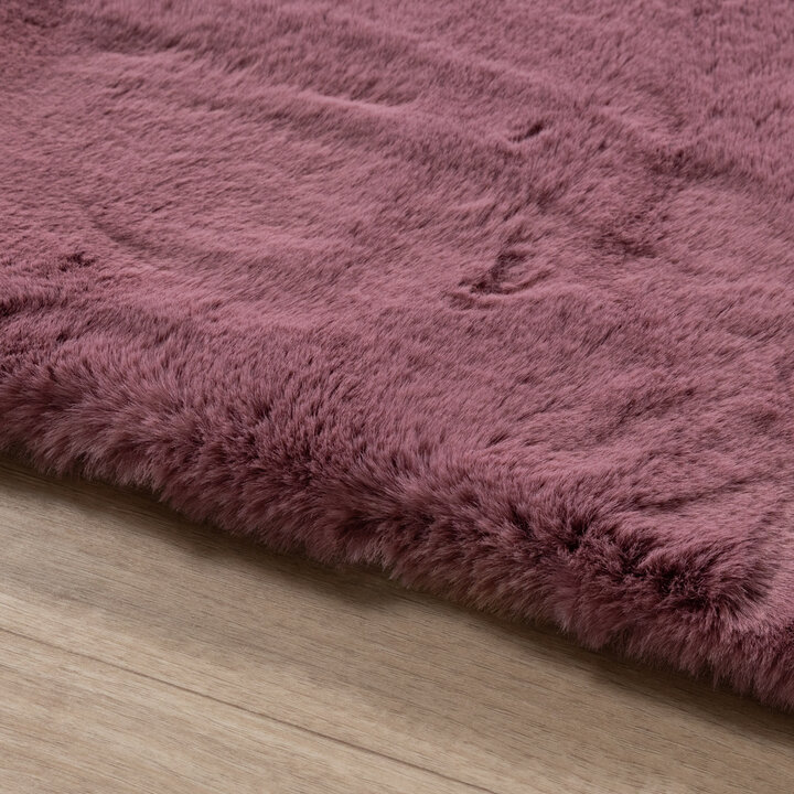 Tapis doux à poils longs - Comfy Supreme Rose Foncé