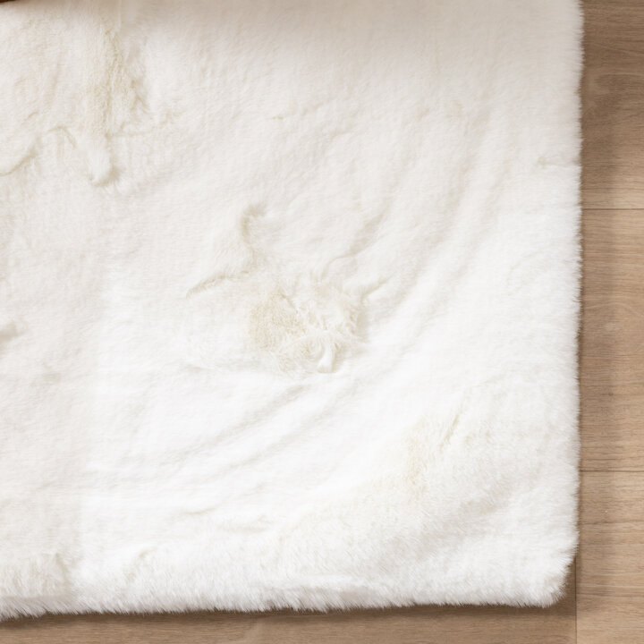 Tapis doux à poils longs - Comfy Supreme Blanc