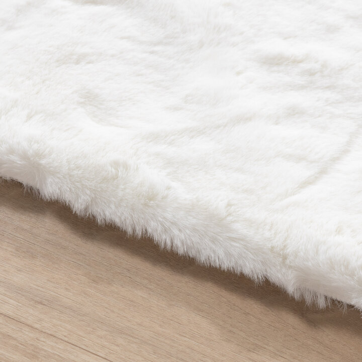 Tapis doux à poils longs - Comfy Supreme Blanc