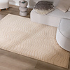Tapis moderne intérieur et extérieur - Charm Waves Beige - thumbnail