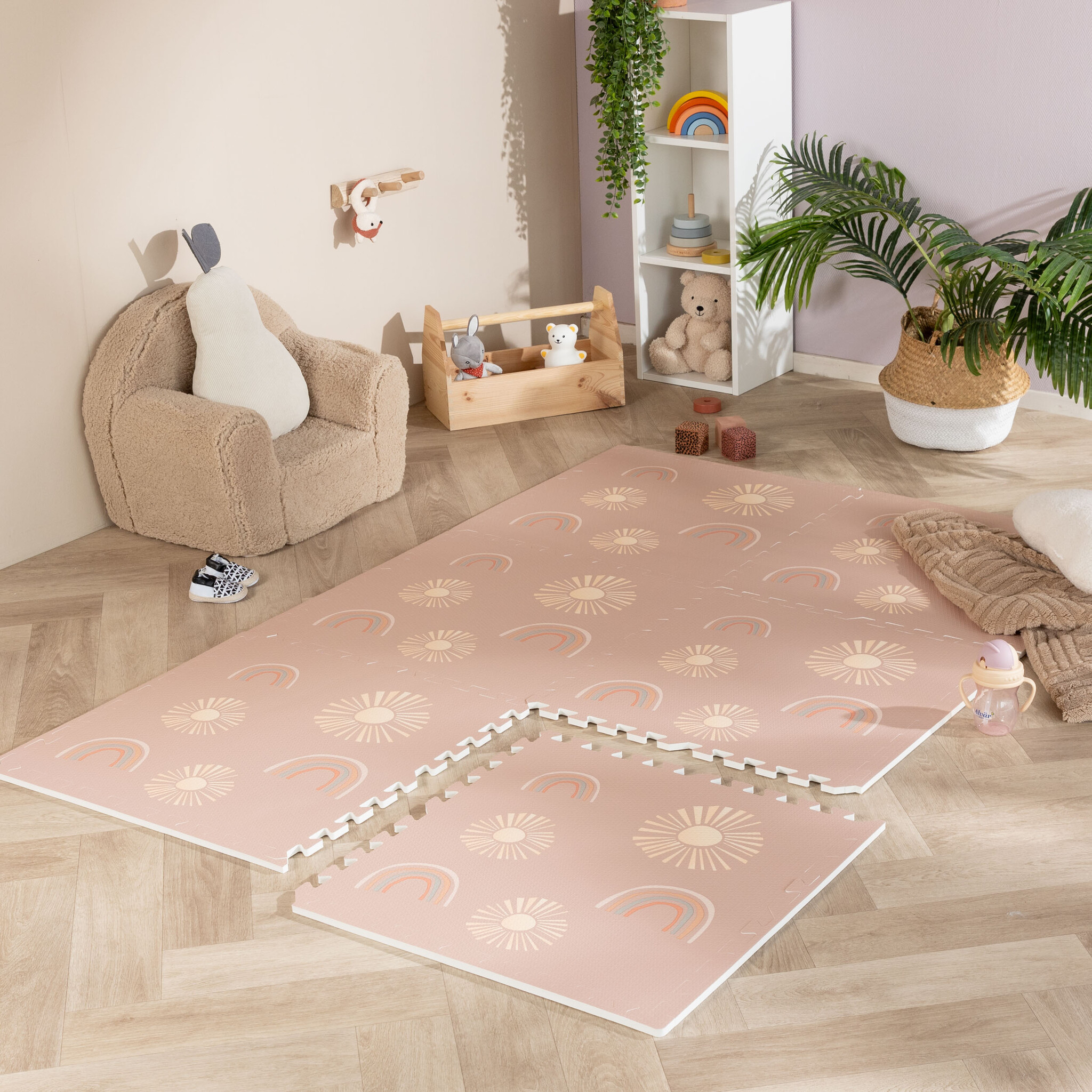 Tapis pour chambre d'enfants - Alfie Sun Rose