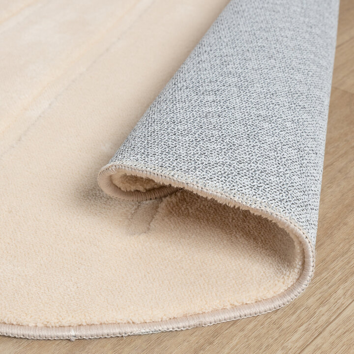 Tapis lavable pour enfants - Coco Coquille Beige