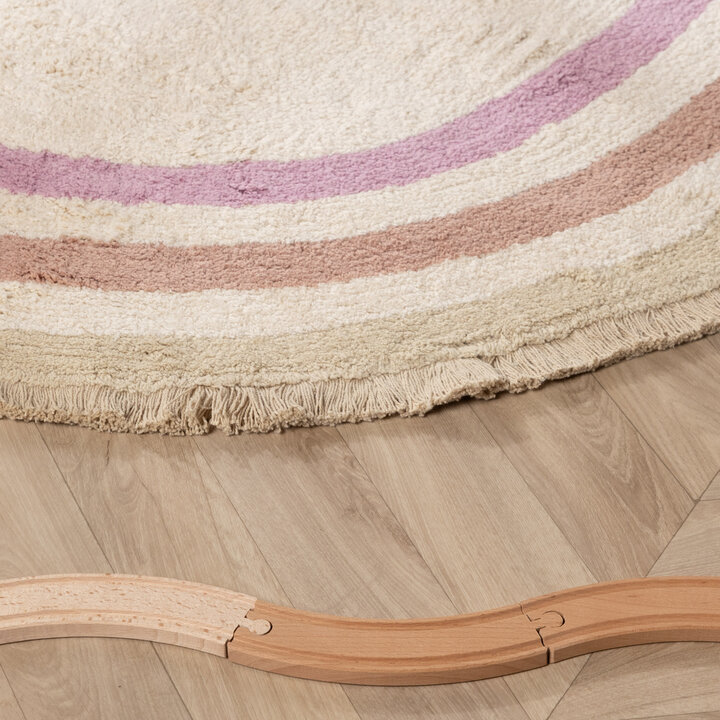 Tapis lavable pour enfants ovale - Milo Rose