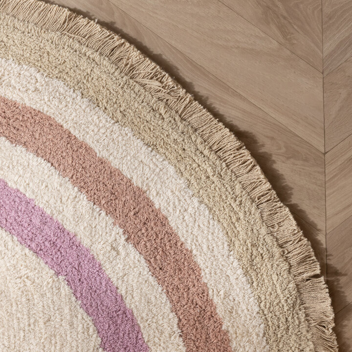 Tapis lavable pour enfants ovale - Milo Rose