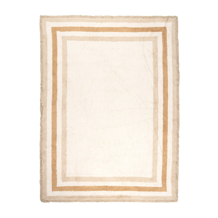 Tapis lavable pour enfants - Milo Beige