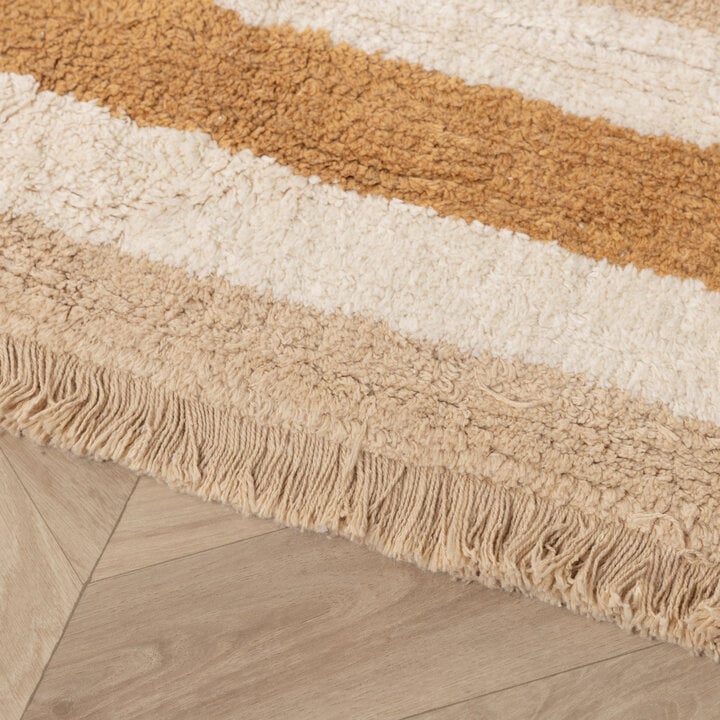 Tapis lavable pour enfants - Milo Beige