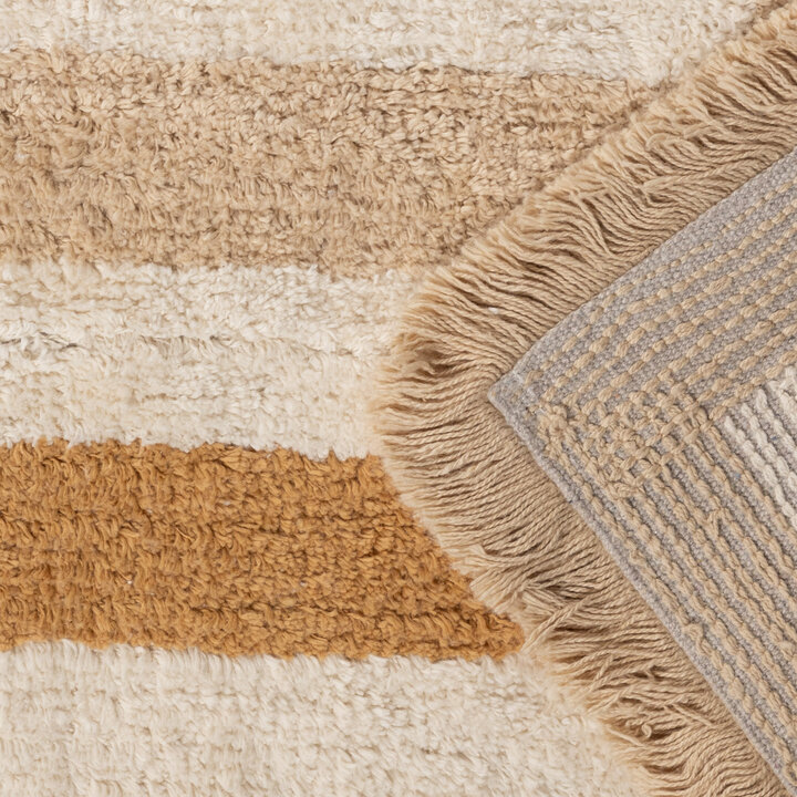 Tapis lavable pour enfants - Milo Beige