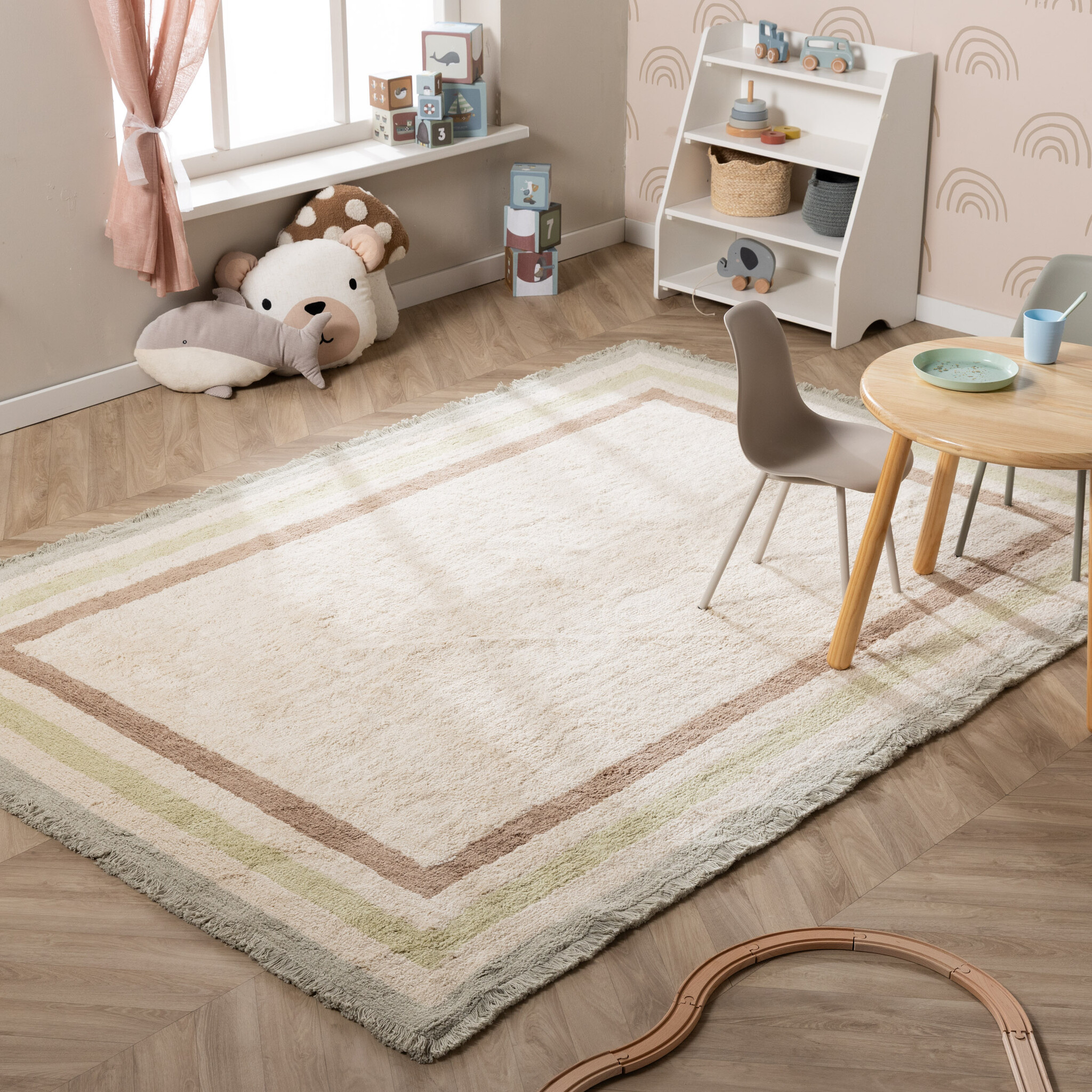 Tapis d'enfant lavable - Milo Vert