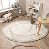 Tapis rond lavable pour enfants - Milo Vert - thumbnail
