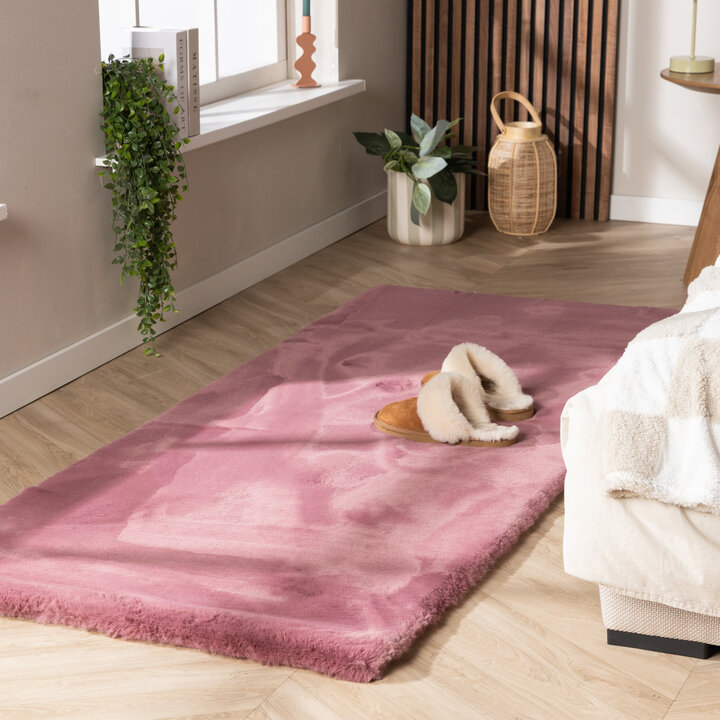 Couloir doux à poils longs - Comfy Supreme Rose Foncé