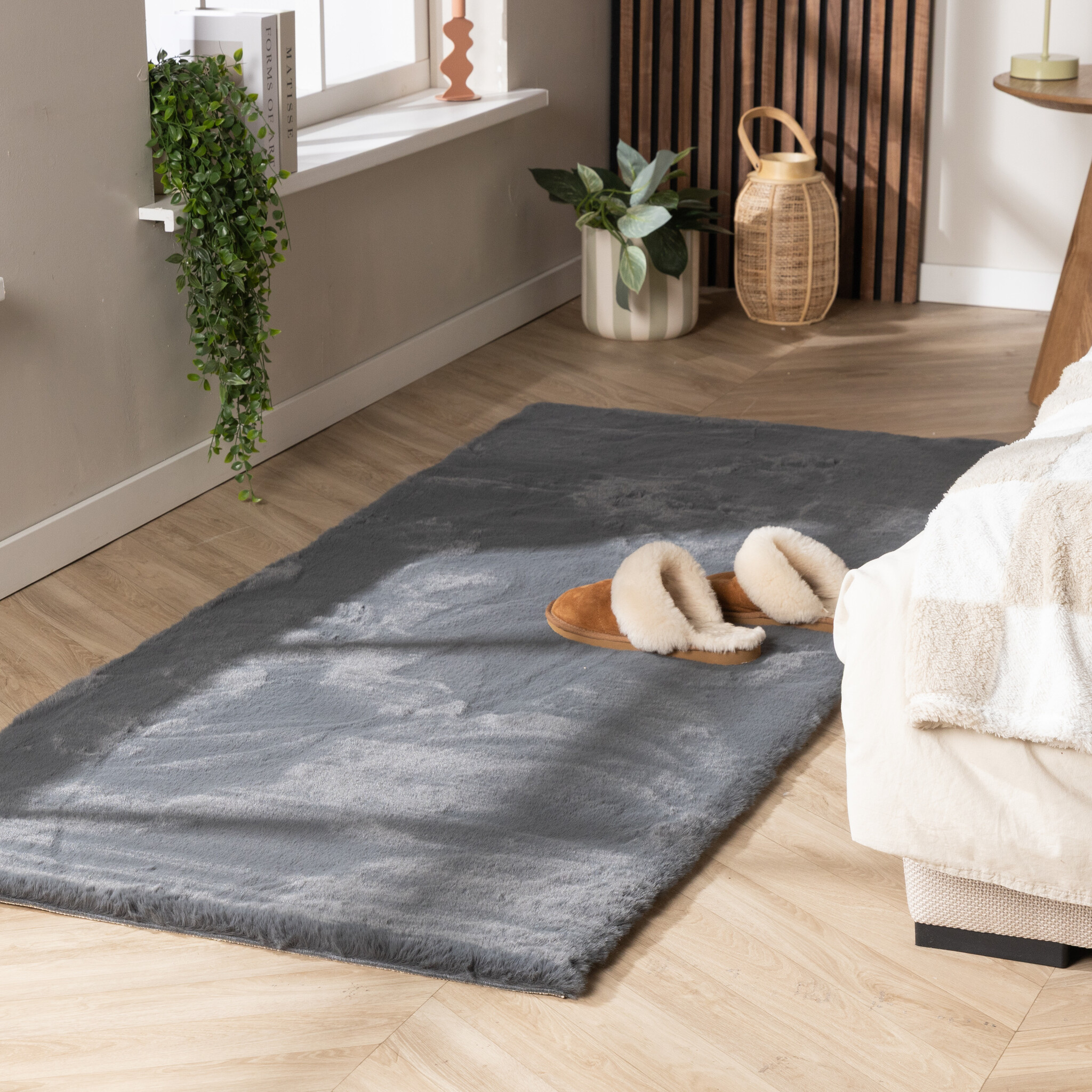 Couloir doux à poils longs - Comfy Supreme Anthracite - sfeer